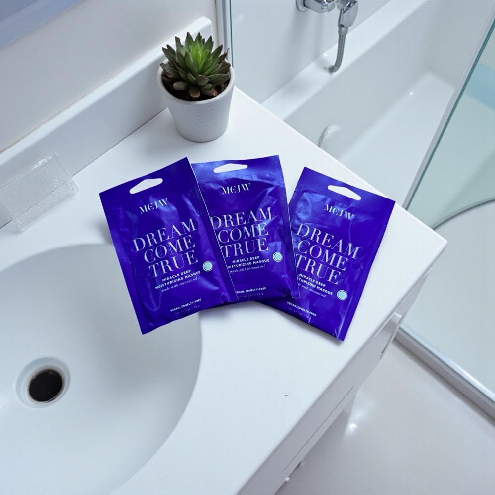 💜 MCJW “Dream Come True” Miracle Deep Moisturizing Hair Masque – Set of 3 💜 - Picture 1 of 1
